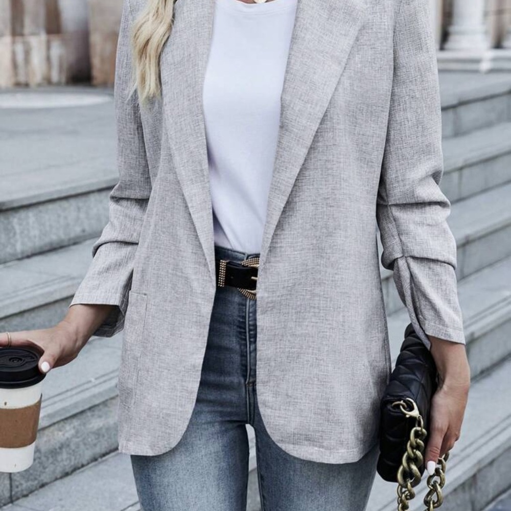 Women's Gray Blazer